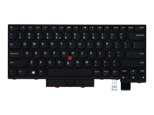 Lenovo Lite-On FU53601 - erstatningstastatur for bærbar PC - med Trackpoint - QWERTY - USA