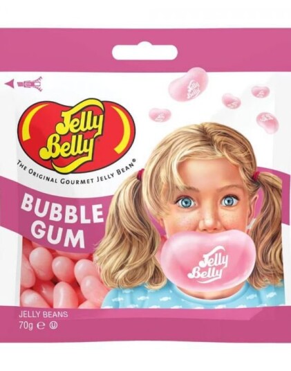 Jelly Belly Bean   Gelebønner med Bubble Gum Smak USA Import