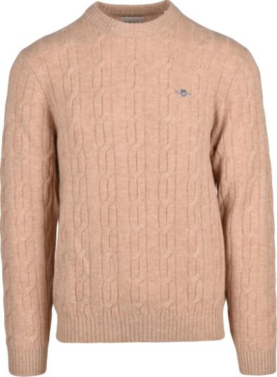 Gant Herre Strikkevarer Brun 3XL,