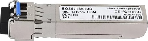 Blueoptics Sfp-Xg-Lx-Sm1310-D-Bo Fiber Optisk 10000 Mbit/S Sfp+ Lc 10000 M 1310 Nm