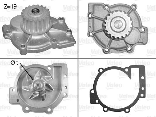 VALEO 506325 Vannpumpe