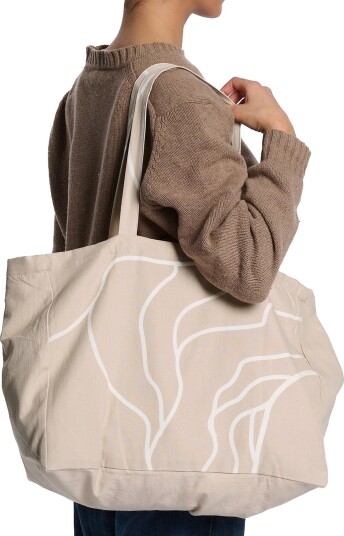 The Organic Company Reconnect Tote Bag Beige 45X 35X 20CM
