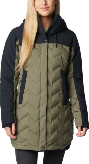 Columbia Mountain Croo III Mid Down Parka Vinterjakke Dame Grønn XL