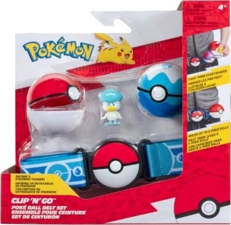 Pokemon Clip N Go Belt Set Quaxly Pokemon Clip N Go Belt Set Quaxly