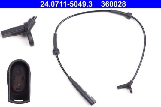 Sensor, ABS ATE 24.0711-5049.3
