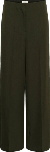 Soaked Sllilu Corinne Wide Long Pants Khaki green M