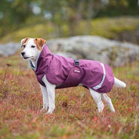 Pomppa Perus Hundedekken Sele Plum