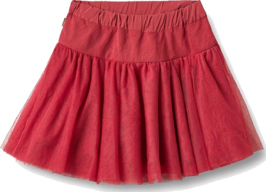 Wheat Skjørt Tulle Red Cherry