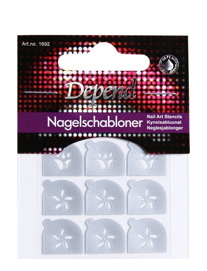 Depend Cosmetic Dekorations Stencil Nr 3 - Nude - ONE SIZE Depend Cosmetic Dekorations Stencil Nr 3 - Nude - ONE SIZE