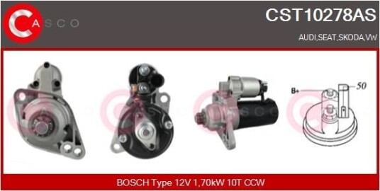 Starter CASCO CST10278AS