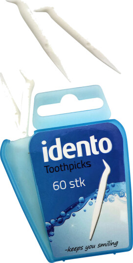 Idento Tannpirkere Plast Tannpirkere 60 stk. Idento Tannpirkere Plast Tannpirkere 60 stk.
