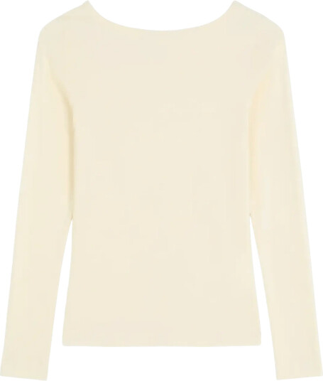 Lee Jeans Ls Boat Neck Tee Cream XS