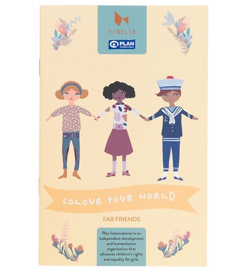 Fabelab Colouring Book - Colour Your World - Multi/patterned - ONE SIZE Fabelab Colouring Book - Colour Your World - Multi/patterned - ONE SIZE