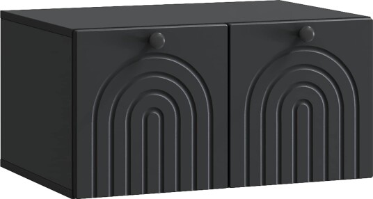 Vegghengt TV skap Svart 59,5 x 41 x 30 cm Konstruert tre Vegghengt TV skap Svart 59,5 x 41 x 30 cm Konstruert tre