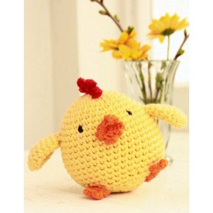 Drops Garnstudio Chicken Little by DROPS Design Påskekylling Hekleoppskrift 12 cm
