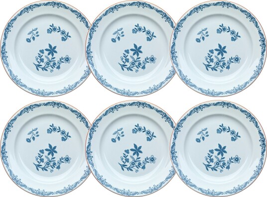 Ostindia Sidetallerken 18 cm 6 pk