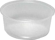 Salatbæger 200 Ml Ø101x43 Mm Rund Pp Klar,100 Stk/Pk