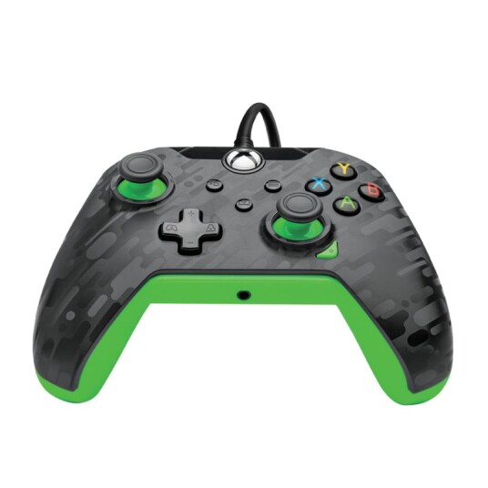 PDP Wired Controller Xbox Series X Carbon   Neon  Green 