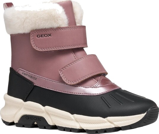 GEOX J Flexyper Plus Girl - DARK ROSE/BLACK - 30