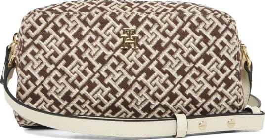 Tommy Hilfiger Th Grace Camera Bag Jacquard Brown ONE SIZE