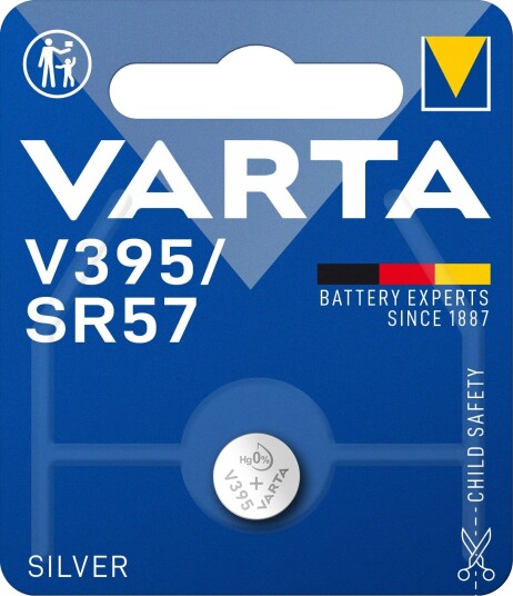 Varta V 395 Sølvoksid Knappcellebatteri 1,55 V SR57