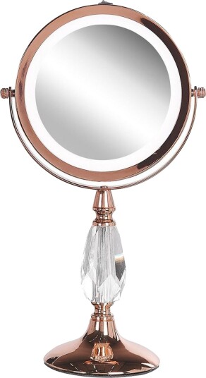 Sminkspegel Beliani Maury Guld GOLD VALUE_MISSING_3