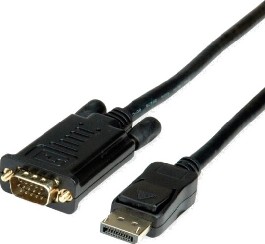 Roline 11.04.5972, 2 M, Displayport, Vga (D-Sub), Hankjønn, Hankjønn, 1920 X 1080 Piksler