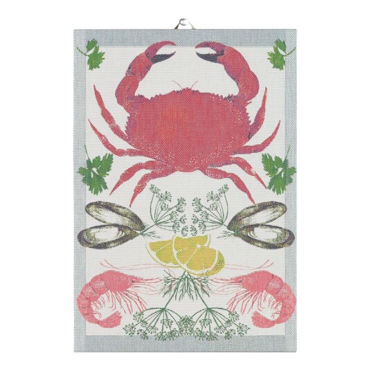 Ekelund  Seafood håndkle 35x50 cm flerfarget