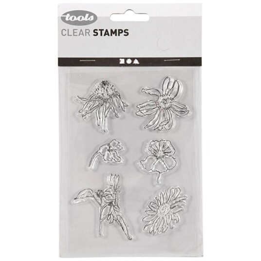 Colortime Clear Stamps Blomster