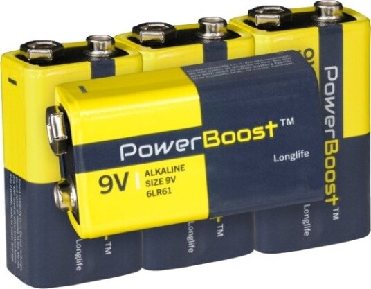 Powerboost By Stormberg PowerBoost 9V batteri 4 pack One Size