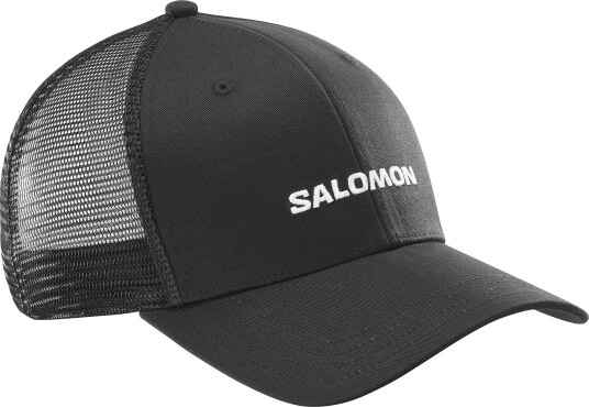 Salomon Logo Trucker Cap Deep Black L/XL