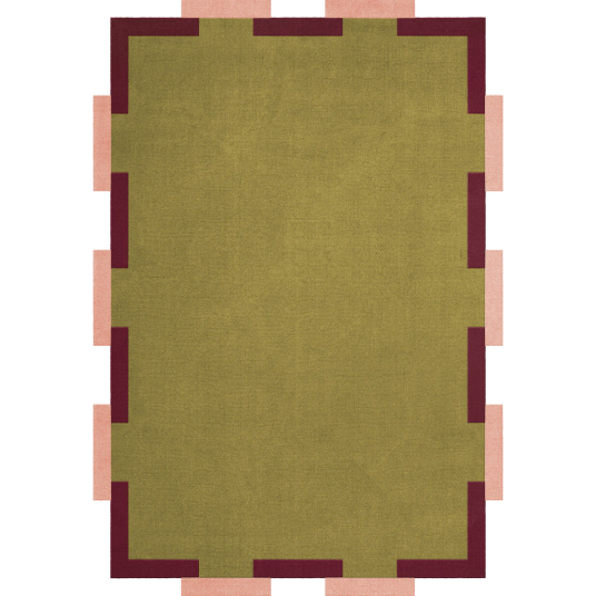 Layered Teklan Fregio Ullteppe 300x400 cm Olive / Blush