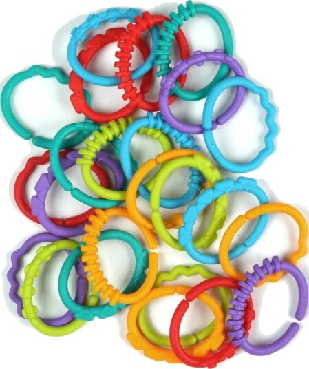 Bright Starts Lots Of Links Plastlenker - 24 stk