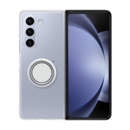 Samsung Flip-cover til Galaxy Z Fold5 Transparent Silikon