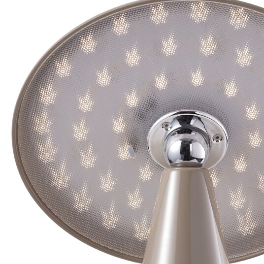 Kinoko LED bordlampe med batteri glansbrun 27 cm CCT – Beacon Beacon Lighting Stue Moderne Plast Med skjerm