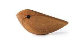 Warm Nordic Twirling Bird dekorasjon S Teak