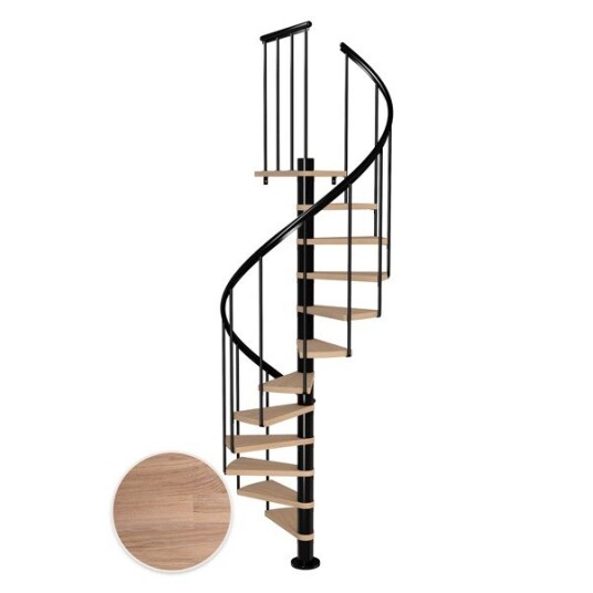 Dolle Montreal Spiral Eik H-oljet 9005 Classic2 12T Ø120 Dolle Montreal Spiral Eik H-oljet 9005 Classic2 12T Ø120