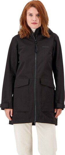 Didriksons Fredrika Parka Jakke Dame Svart 38 Didriksons Fredrika Parka Jakke Dame Svart 38