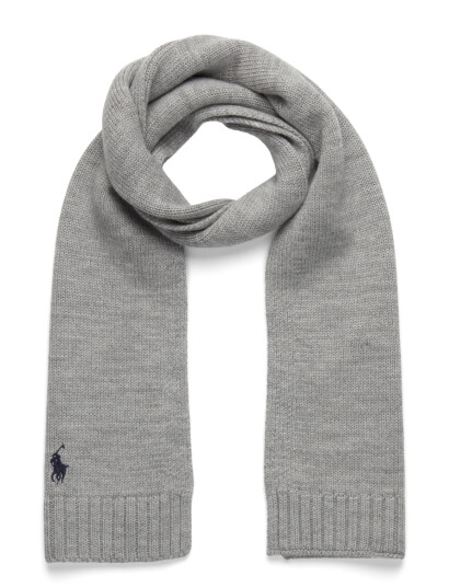 Ralph Lauren Kids Wool Scarf - Grey - S/M