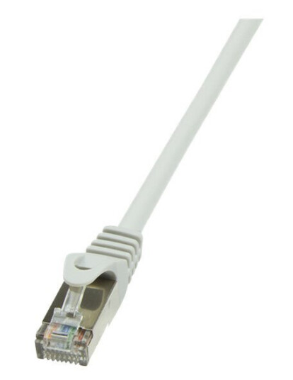 Logilink Koblingskabel Rj-45 Hann Til Rj-45 Hann 7.5 M Foliebelagt Uskjermet Tvinnet Kabelpar F/Utp Cat 5E Grå