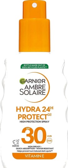 Garnier Garnier Ambre Solaire Hydra 24H Protect High Protection Spray Spf30 150Ml - CLEAR - 150 ml