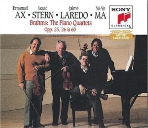 MediaTronixs Brahms^Ma^Ax^Stern^Laredo : Piano Quartets 1-3 CD Pre-Owned