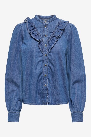 Only Denimbluse onlDasha Blå