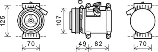 AC-kompressor DIEDERICHS DCK1156