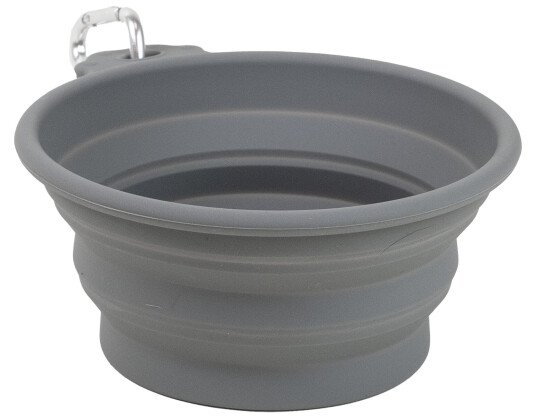Sammenleggbar Reiseskål Soft Grey L 700 ml 17X15 cm Sammenleggbar