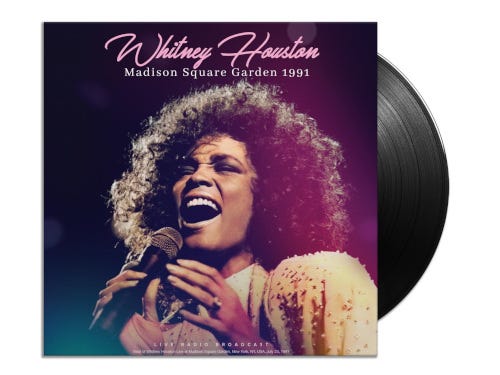 Whitney Houston  Madison Square Garden 1991  Live Radio Broadcast  LP/Vinyl