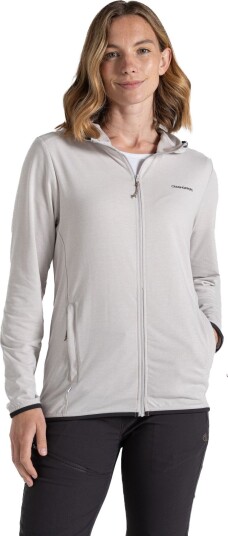 Craghoppers Women"s Nosilife Afia Hooded Jacket Light Grey Marl 18 Craghoppers Women"s Nosilife Afia Hooded Jacket Light Grey Marl 18
