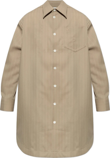 Ami Paris Dame Kjoler Beige 2XS,