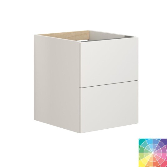 Dansani Inzo Sideskap 2 Skuffer B40-120xh48xd44 cm - Glatt NCS Farge / 40cm