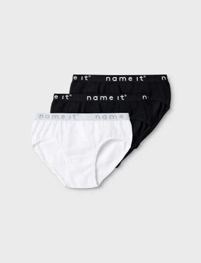 name it Nkfbriefs 3P Black Noos Multi/patterned 86